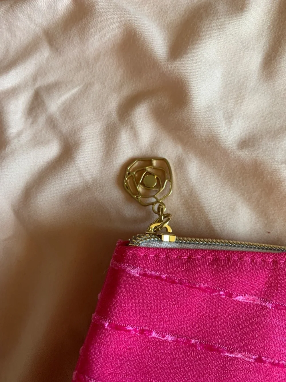 New! Lancome Hot Pink Makeup Bag Pouch
